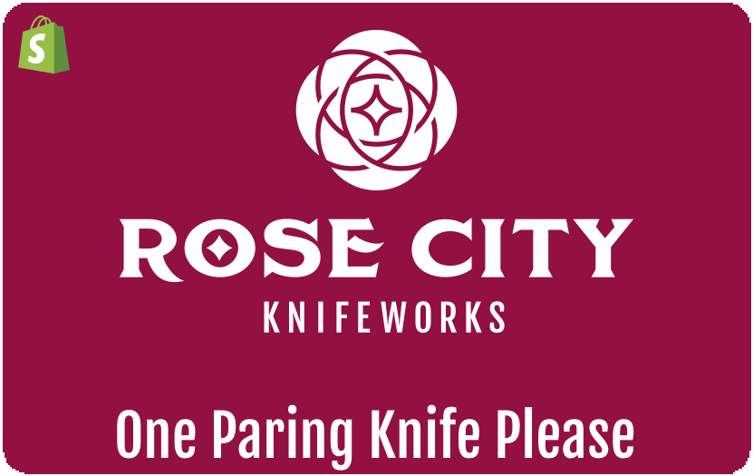 One Paring Knife Please Gift Card